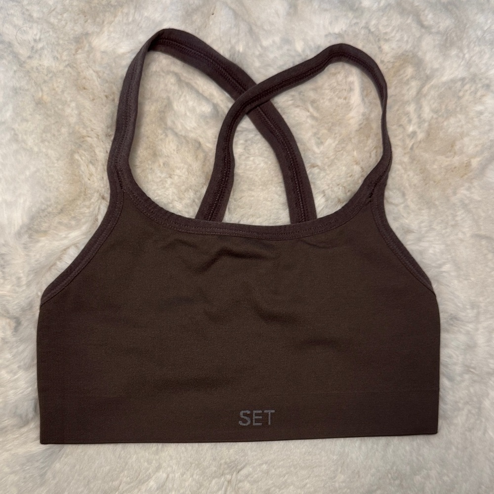SET Active Chocolate Sports Bra
